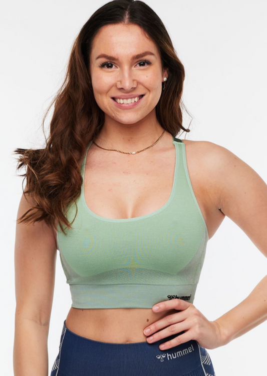 Clea Seamless Sports Top - Chinois Green